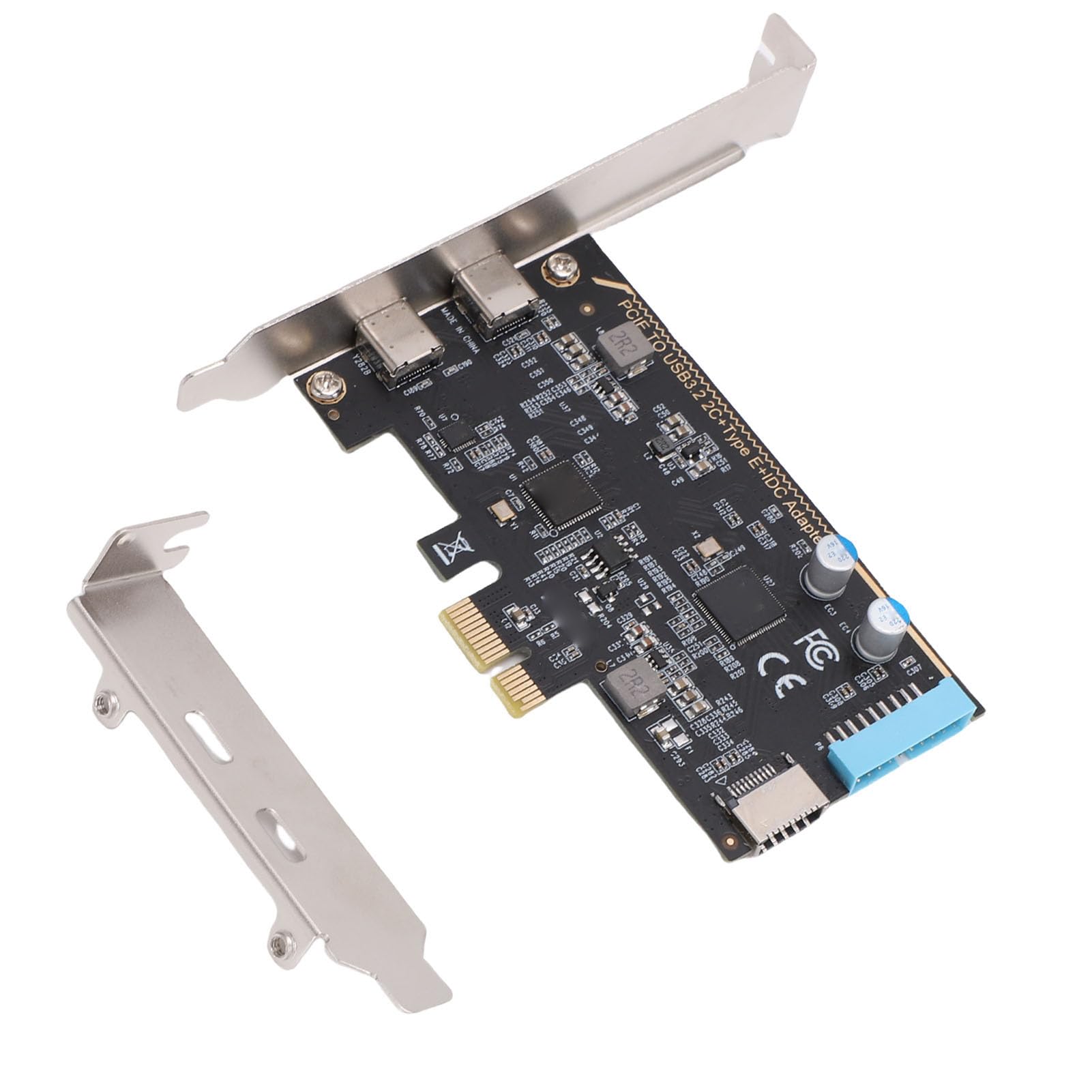Ausla Scheda PCIe USB 3.2 Gen 1, 5Gbps 2 Porte Type-C