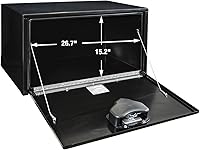 Vista 9 de Buyers Products 1702303 Caja de Herramientas de Acero Negro para Debajo de la Carrocería de Camión – 18 x 18 x 30 Pulgadas Caja de Trabajo