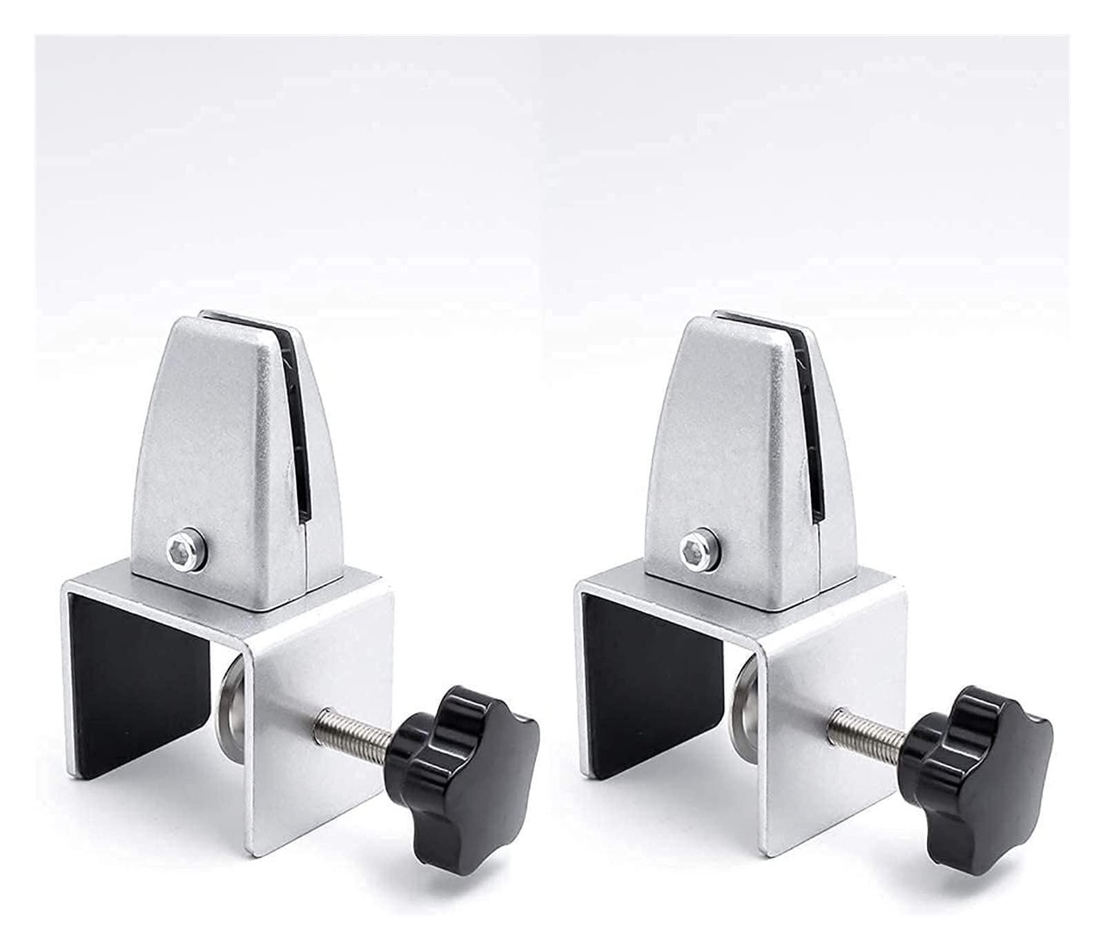 C clip poinçonnier pour fixation de verre en aluminium de taille 6 stable