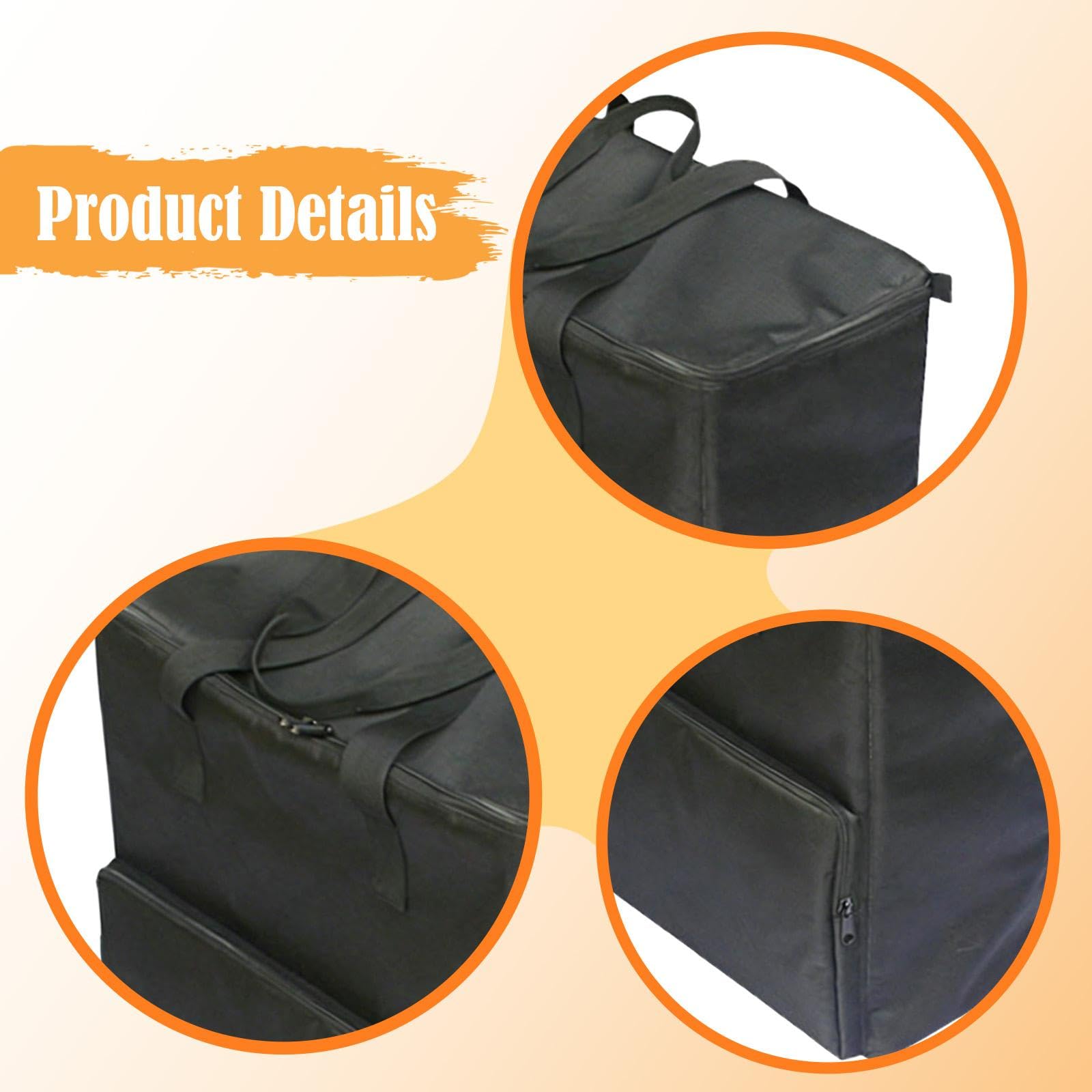 Borsa per Il Trasporto, Borsa da Viaggio da Scrivania per Custodie di Computer, Organizer, Realizzata in Tessuto Oxford, Portatile, Borsa Portaoggetti