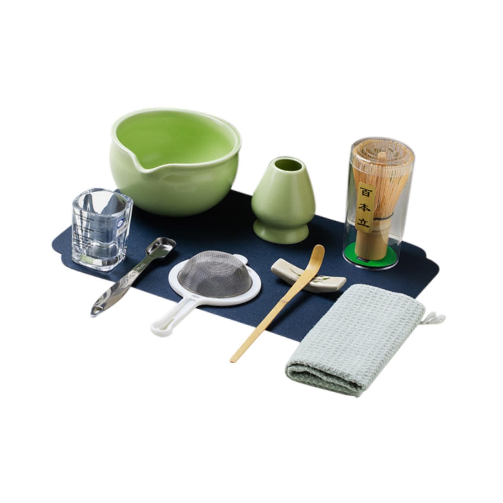ATORSE™ 10Pcs Complete Tea Ceremony Kit Japanese for Making Breakfast Tea Experience Light Green|Home & Garden|Food & Beverages|Tea 2