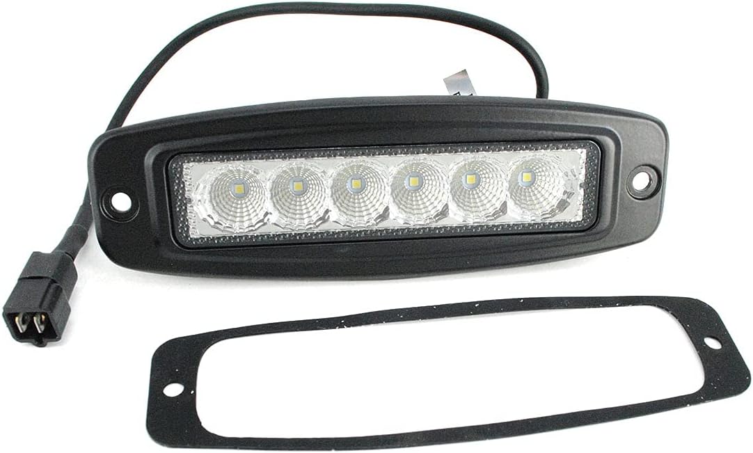 Grasshopper Mower Worklamp- Mini Light Bar Flush Mount, for 100V and 300G4 Series MidMount Mowers with Serial Number 7110000, Genuine Replacement Part, OEM 182262