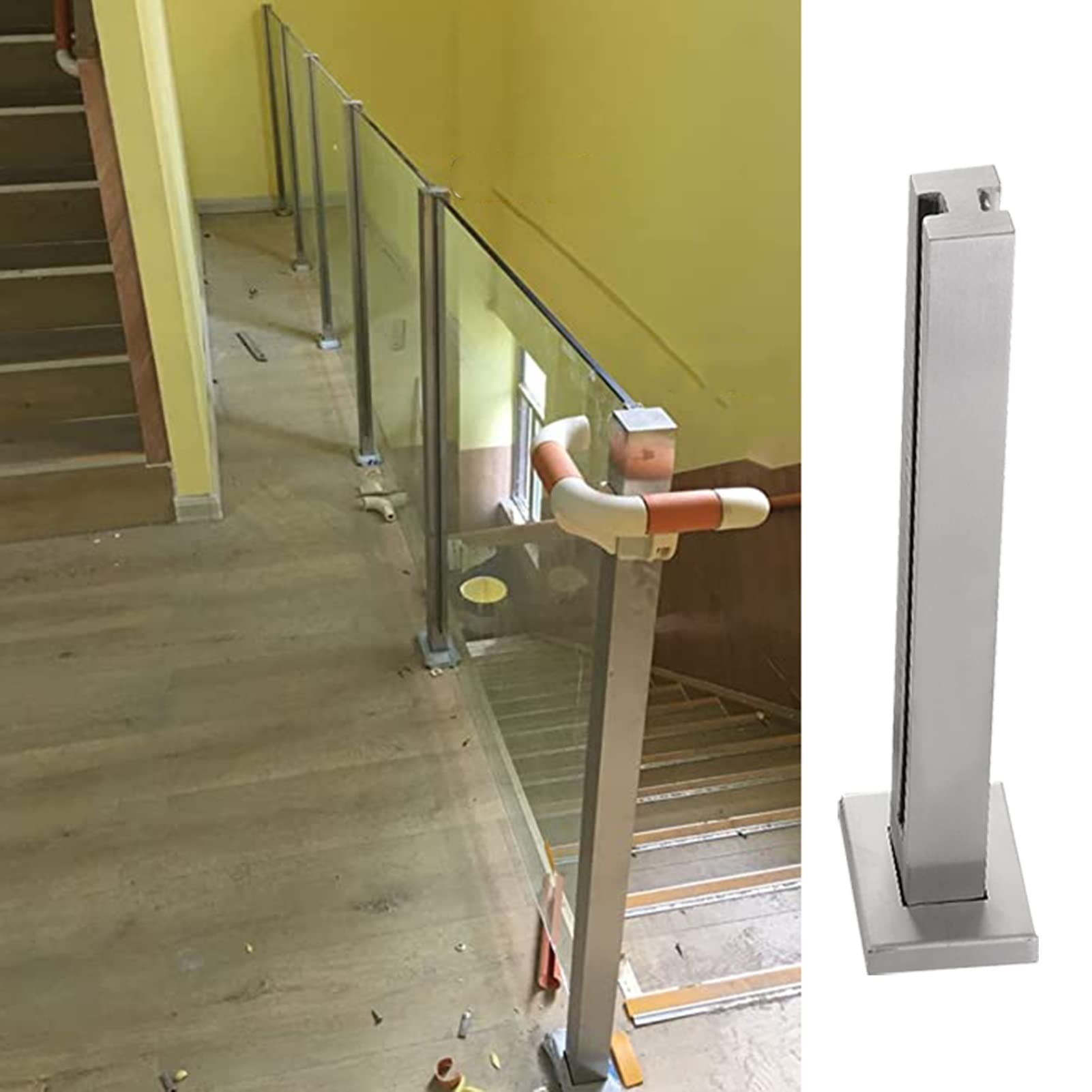 Postes de barandilla seguros de acero inoxidable para reformar terrazas y balcones 1