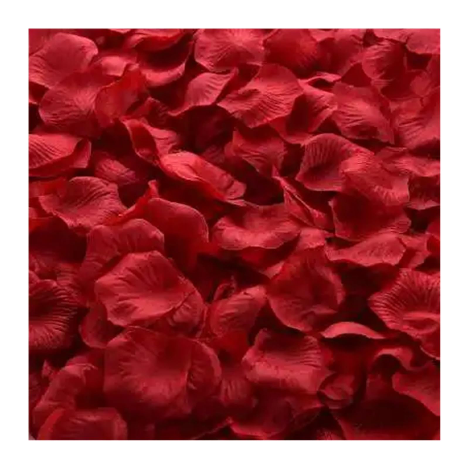 L6NqIAG 1000/3000Pcs Multicolor Fake Rose Petals Girl Silk Petal Artificial Flower For Wedding Party Home Decoration rose petals for bedroom(Red1,3000pcs)