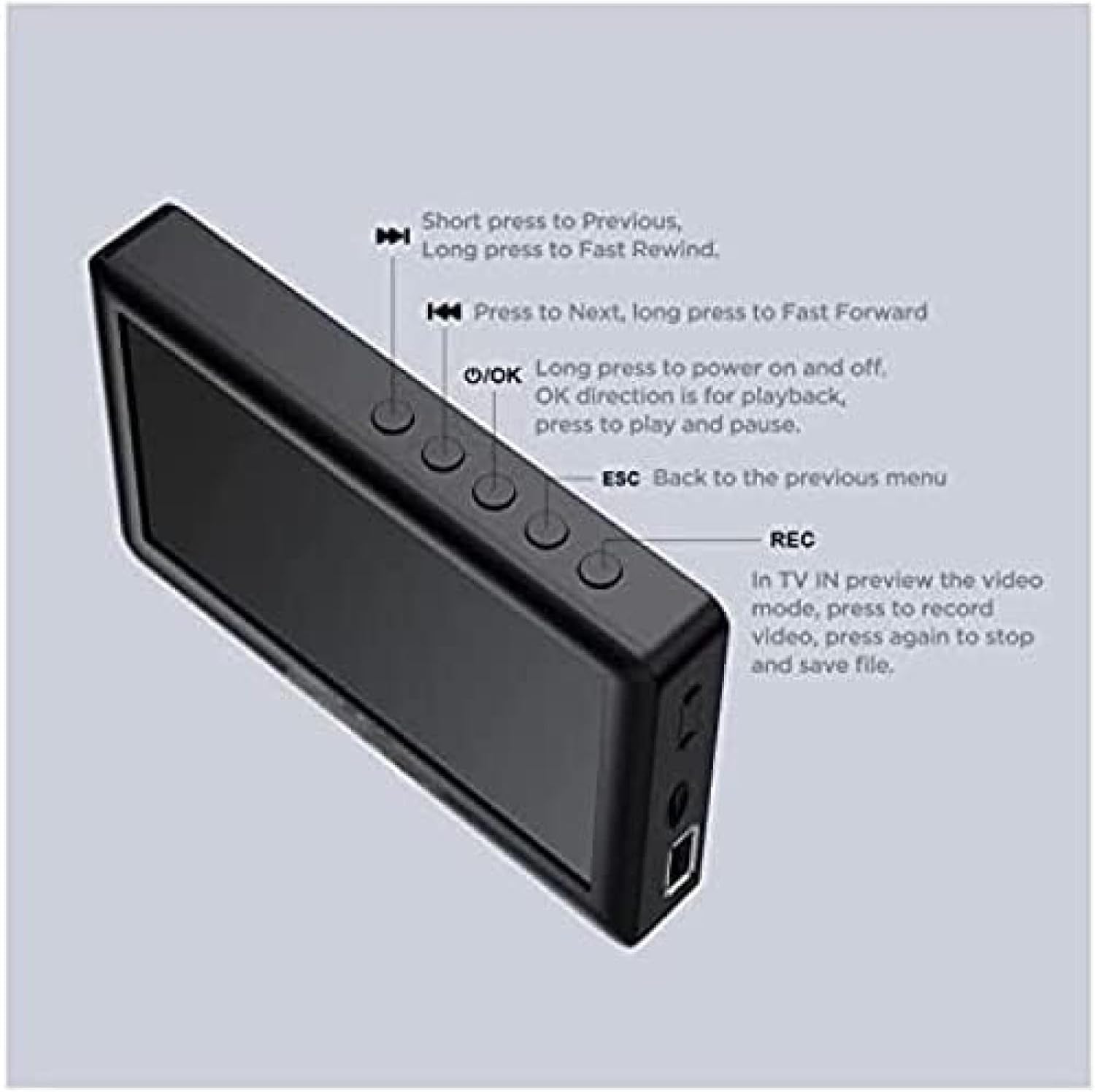180 Enregistreurs Vidéo AV Conversion Vidéo Analogique vers Numérique Enregistrement Vidéo à Partir des Lecteurs DVD du Caméscope VHS AV RCA Hi8