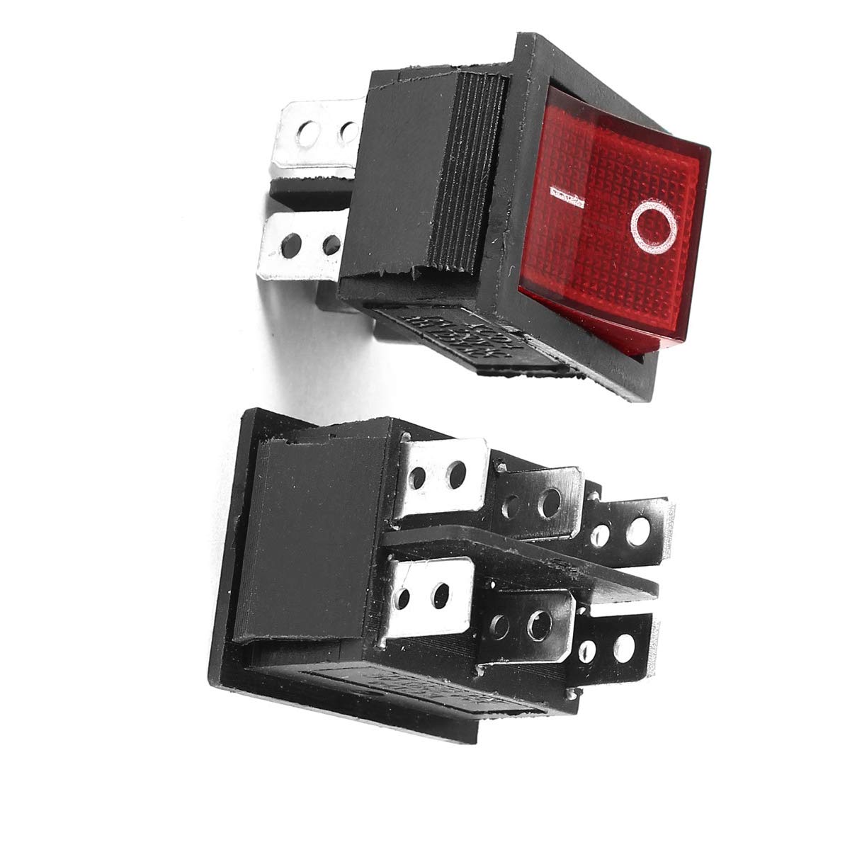 Aexit 2 x Wall Switches AC 250V/15A 125V/20A Single Pole Double