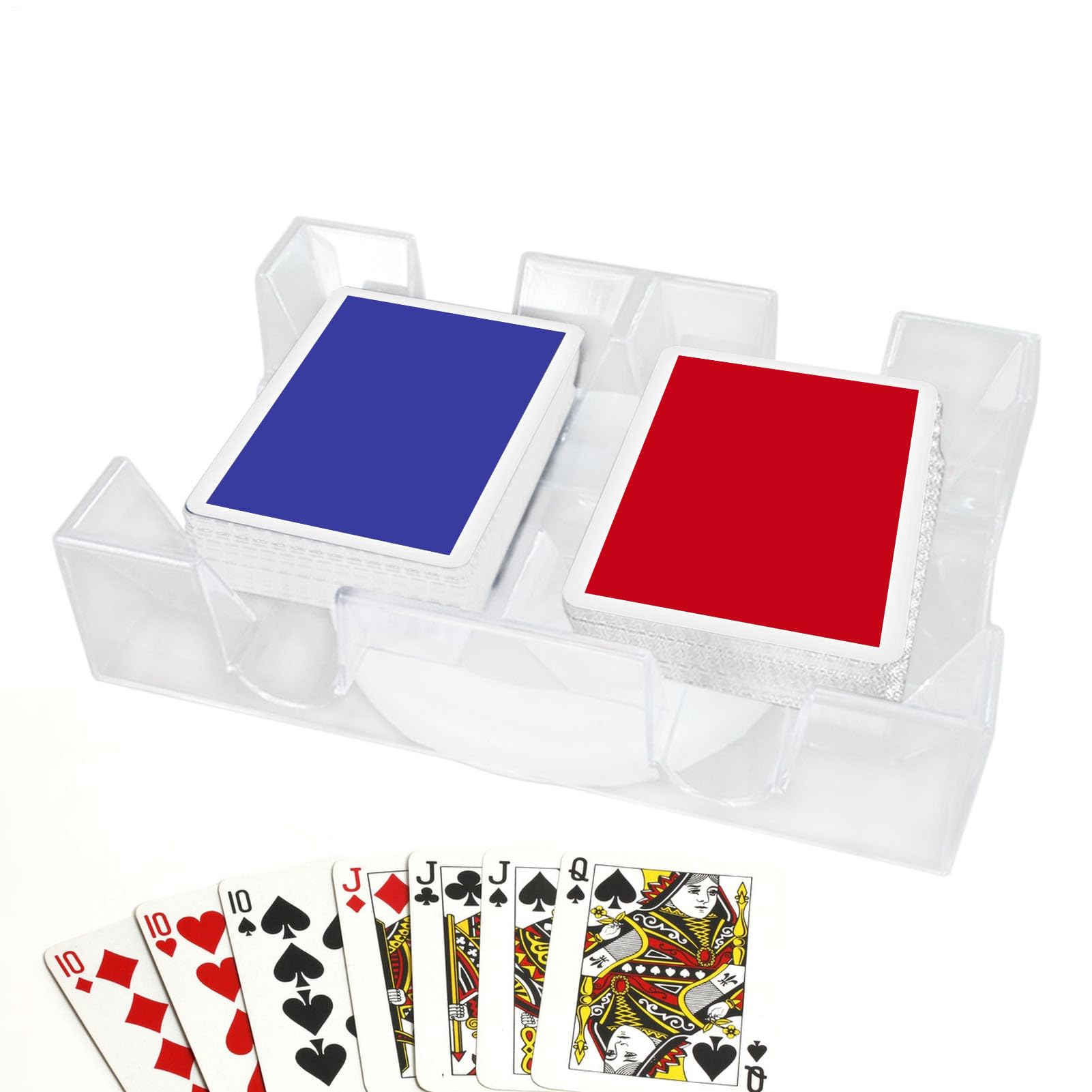 Bandeja de Tarjetas de Juego giratoria - dispensador Giratorio práctico, Soporte de Mesa de Juego Duradero | Uso de la de Almacenamiento de Estilo giratoria con Movimiento fácil de Girar para a