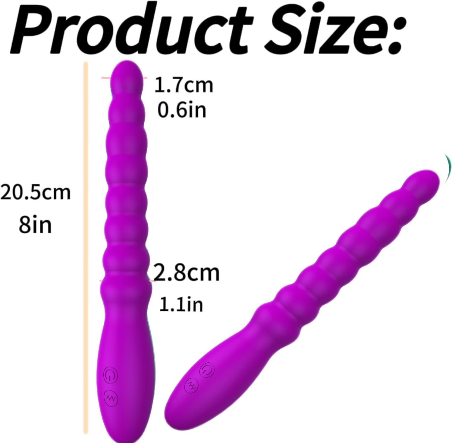 beads style vibrating anal plug Huge Butt Plug Femdom Captions main image 0