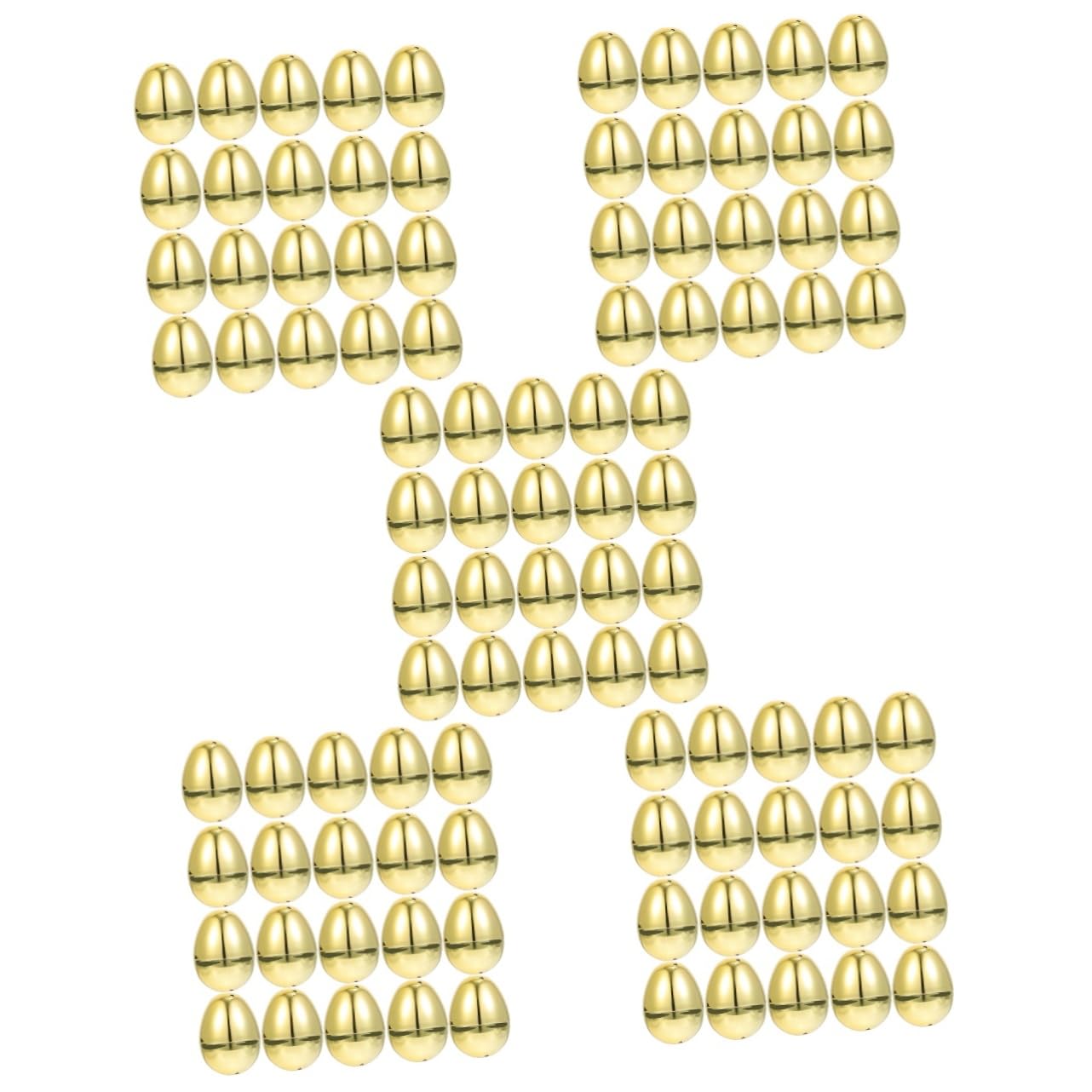 Cabilock 100pezzi Uova Pasquali Riempibili Plastica da Decorazioni per Feste di Pasqua Uova Vuote per Dolci e Regali Materiale Riutilizzabile per attività Festive e Decorazioni Creative