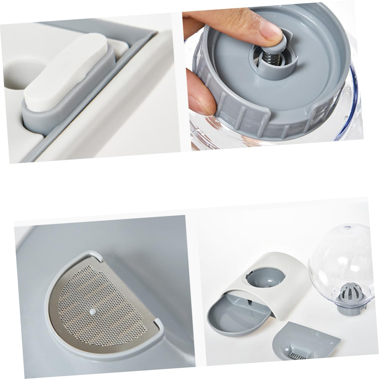 Mipcase Bebedero Automático y Tienda de Mascotas para Uso en Casa Material Acrílico y ABS de 2.8 litros Fácil de Limpiar para Perros y Gatos Adecuado para Uso en Casa y Tienda de Mascotas