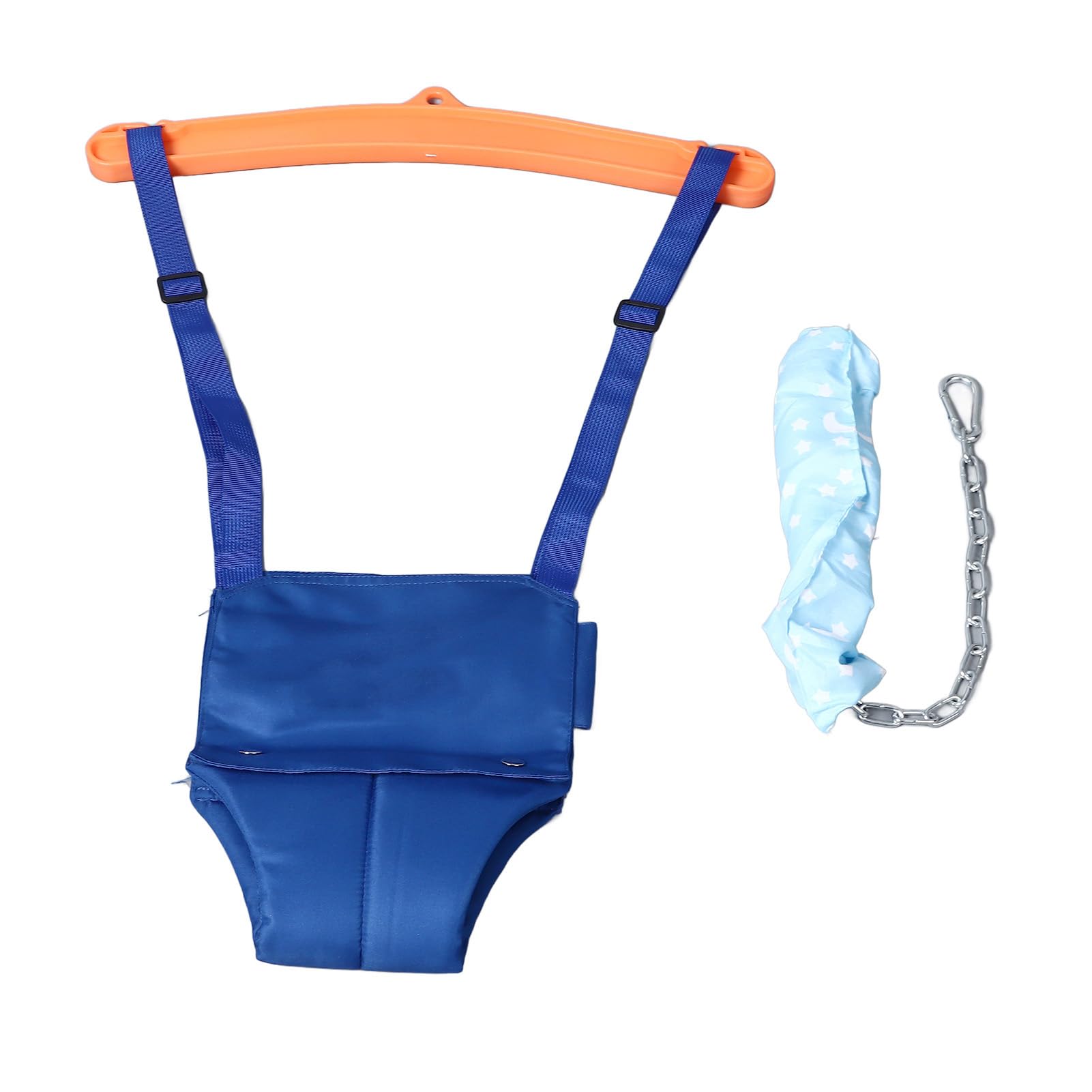 Puente para Puerta para Bebé, Altura Ajustable para 6-24 Meses, Soporte para Hamaca Infantil con Resortes Seguros, Juguete de Actividad Sensorial Colorido para Bebés,