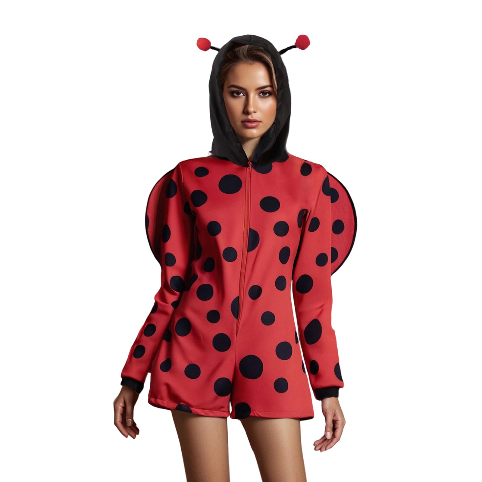 Feclmiyt Bumble Bee Costume For Women Bee Queen Dress Halloween Animal Costumes Theme Party Cosplay Fancy Dress Outfits (H-01, S)