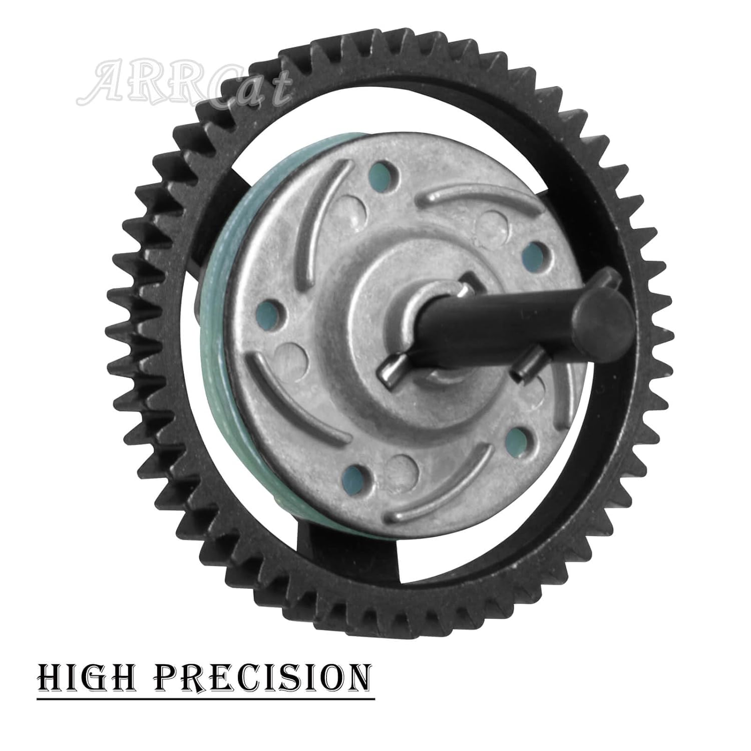 76T Metal Slipper Clutch Spur Gear Upgrades Part for 1/10 Slash 2WD VXL,ARRCat Metal 76T (48-Pitch) Spur Gear Differential Gear and 21T 20T 19T Pinions Gear Set