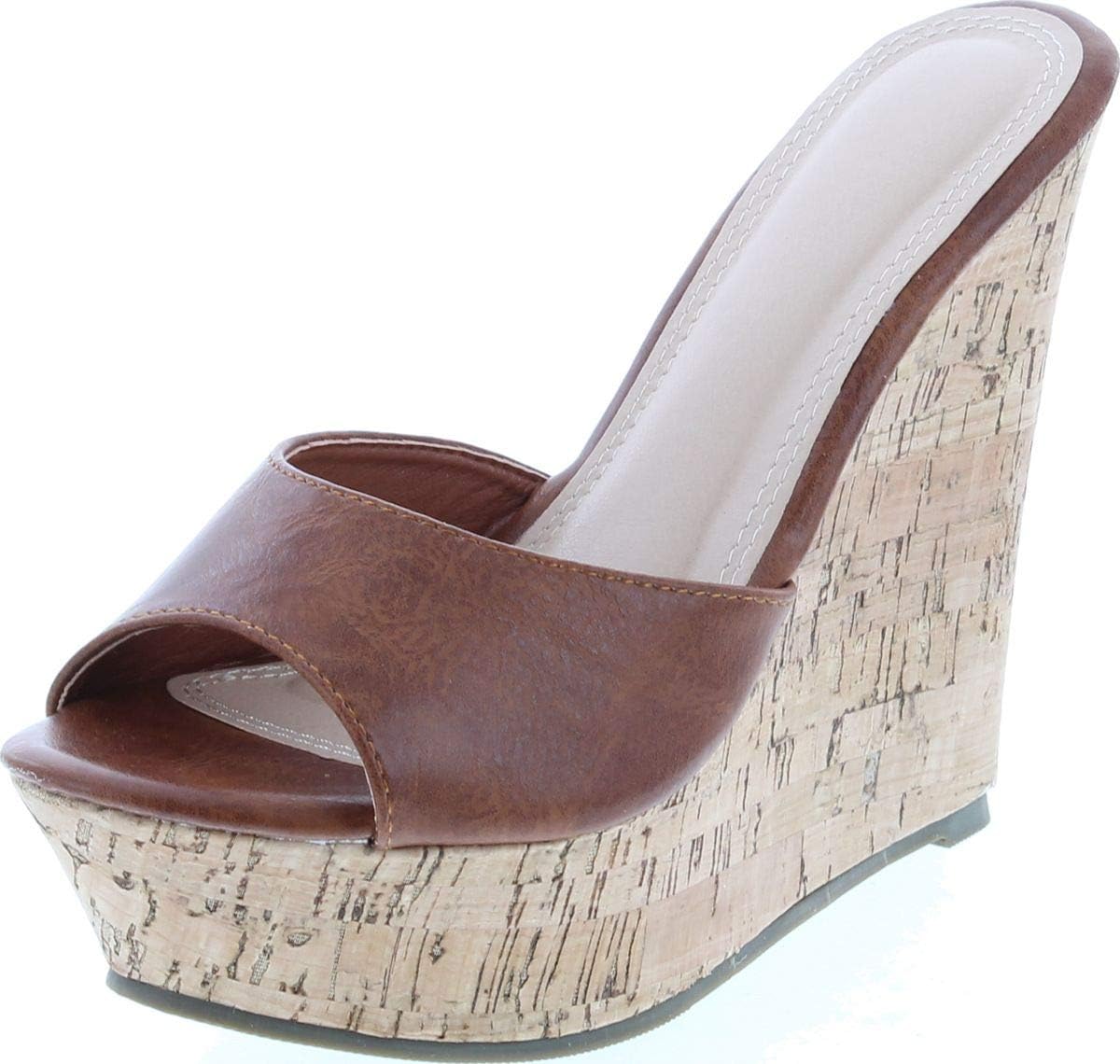 Womens Ardo-42 Popular Wedge Sandal,Gold,8.5