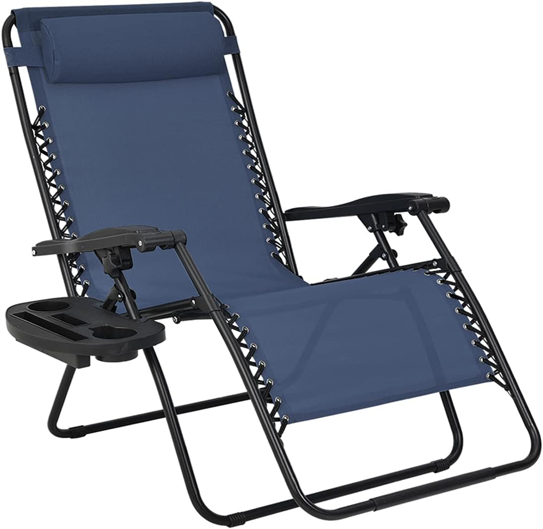 Buy Patio Watcher Oversized Zero Gravity Chair Folding Recliner Chair With Cup Holder Accessory Tray And Removable Pillow For Outdoor Yard Porch Navy 1 Chair Online In Indonesia B08qn2w536 Buy Patio Watcher Oversized Zero Gravity Chair Folding Recliner Chair With Cup Holder Accessory Tray And Removable Pillow For Outdoor Yard Porch Navy 1 Chair Online In Indonesia B08qn2w536
