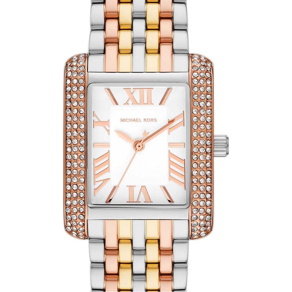 Michael Kors Emery orologio per donna, movimento al quarzo con cinturino in acciaio inossiorologio perbile o in pelle