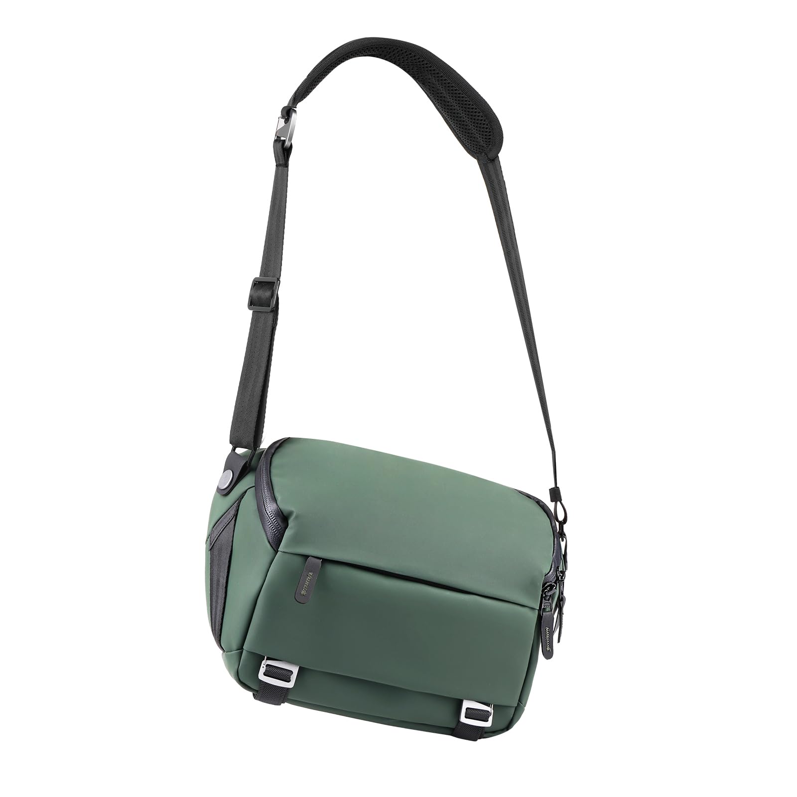 Besnfoto Torba na aparat torba na ramię mała wodoodporna torba na ramię crossbody pokrowiec na bezlusterkową lustrzankę cyfrową, zielona