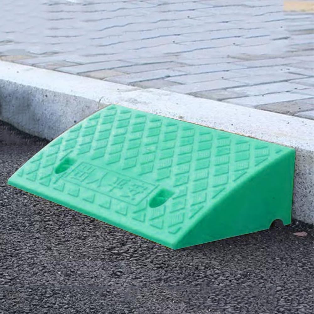 Genérico Rampa de Acceso Antideslizante de 1 Canal para sillas de Ruedas - 5 cm de Altura, 12,7 cm de Ancho, Acceso a bordillos Interiores y Exteriores para Puertas, escalones y garajes - N