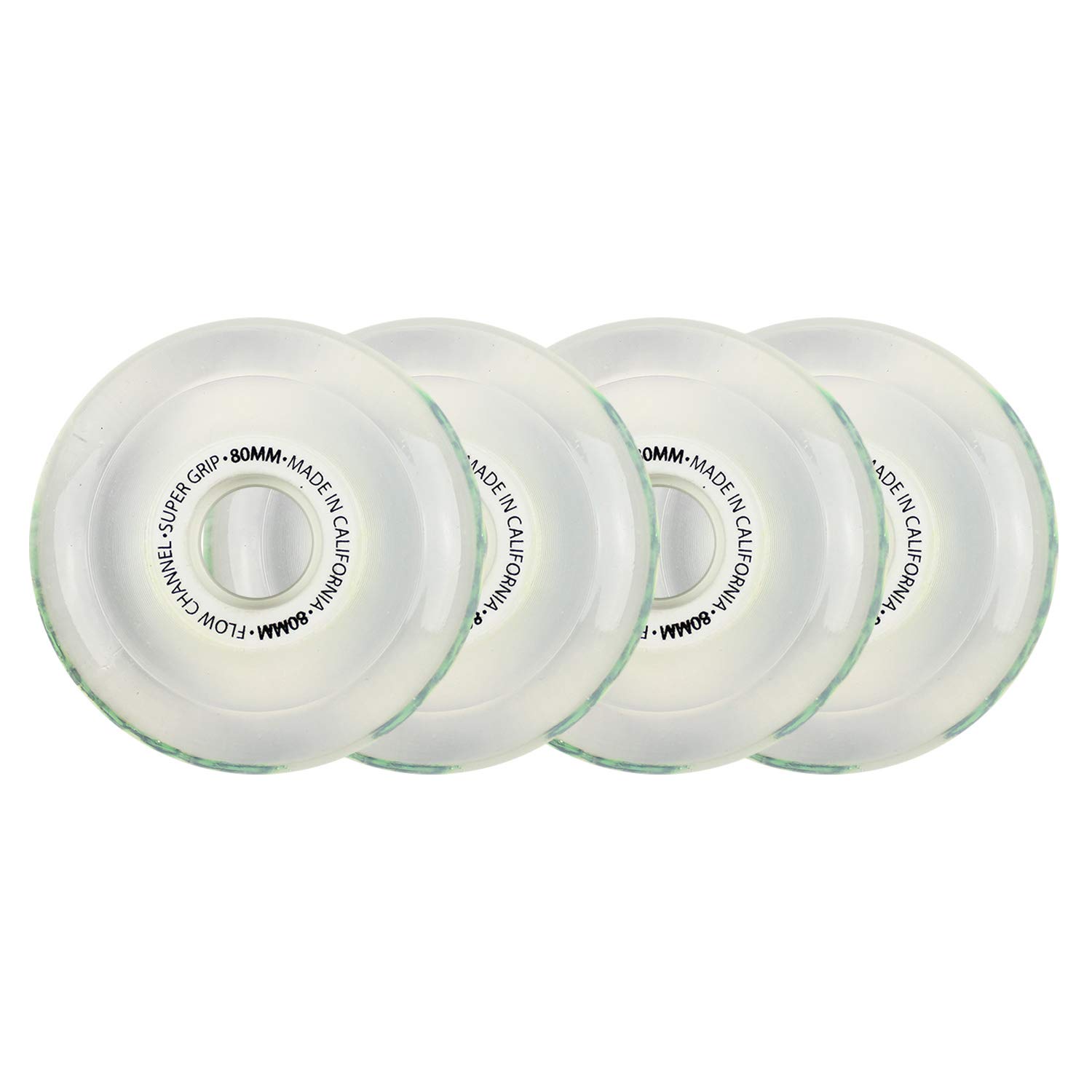 Labeda Slime Roller Hockey Wheels X-Soft (76A) 4-Pack