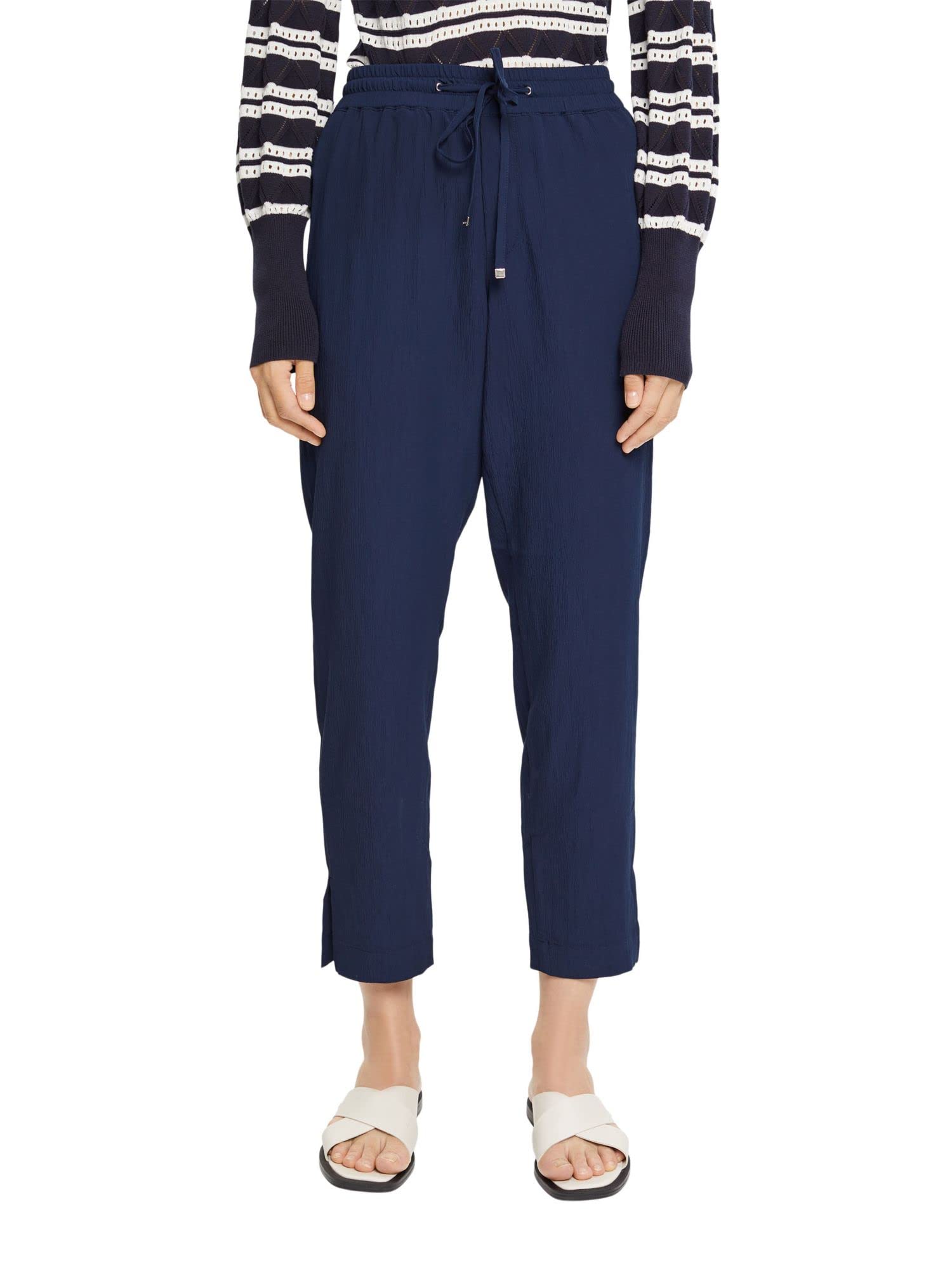 ESPRIT dames broek 052ee1b314, 400/marineblauw, 32