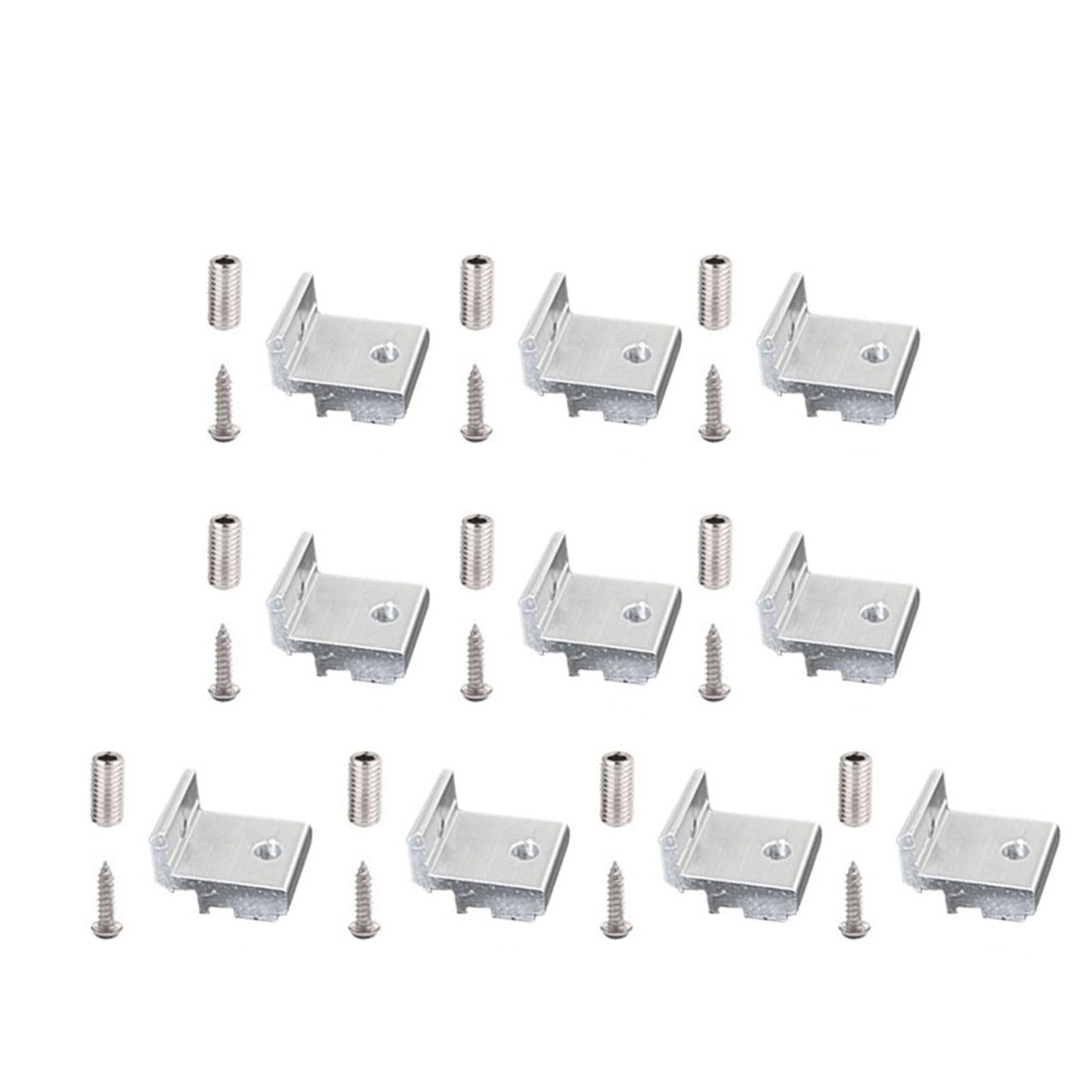 10Pcs Aluminum Alloys Shelf Brackets Compatibility with 202 3030 4040 for Sturdy and Quickly Assembly Fixed Accessories