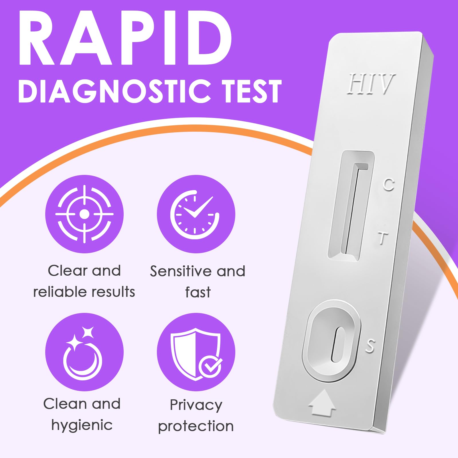 3 Set Autotest per Rilevamento,Selbsttest,Rileva anticorpi,Discreto e fare comodamente a casa, Sensibile e Affidabile con Risultati in 20 Minuti