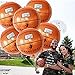 KatchOn, Big 22 Inch Basketball Balloons - Pack of 6, Basketball Foil Balloons | Basketball Balloon, Basketball Party Decorations, Basketball Senior Night Decorations | Basketball Birthday Decorations