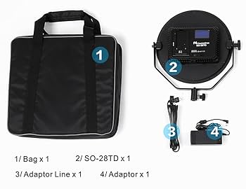 Amazon | FalconEyes SO-28TD 撮影用定常光ライト 28W ネット