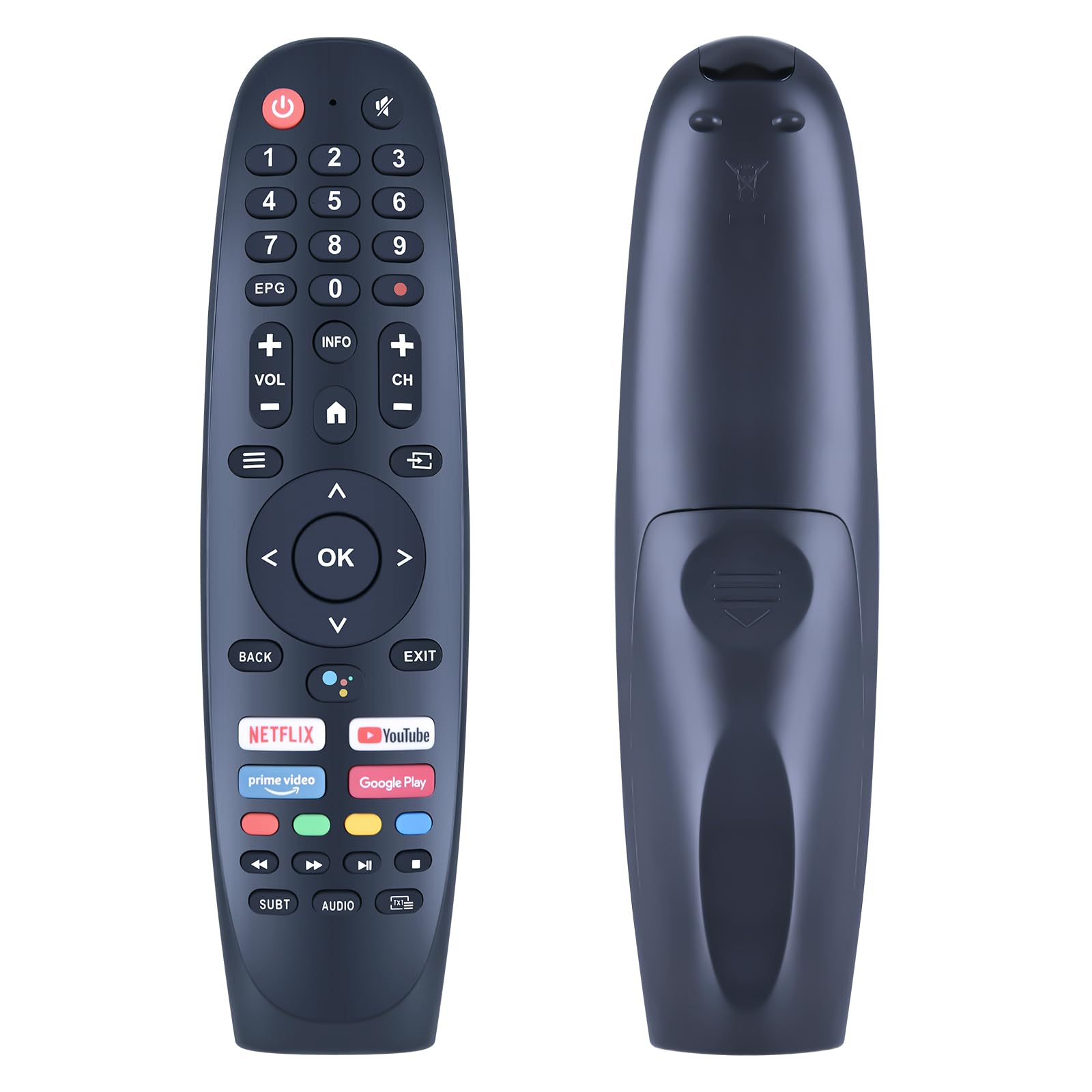 Voice Replacement Remote Control for Onvo Ov43f800 Ov55f900 ARRQW Kogan 32HA10V3 24HA20T3 Star-x 55UH680V Sansui ES50V1UA EKO K240HSGHD CAIXUN TD Systems TEAC Tesla blaupunkt JVC RM-C3408E Walton