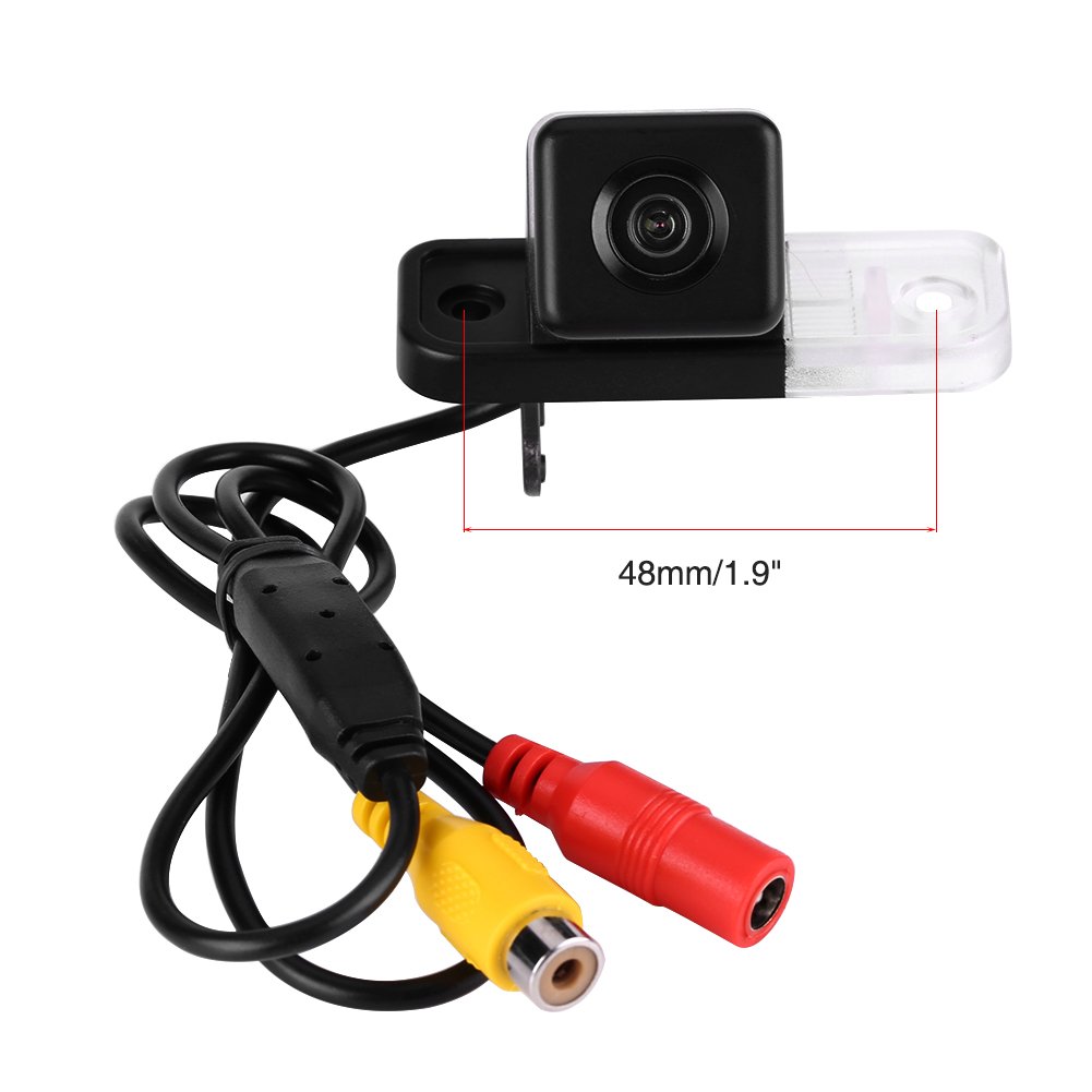 Qiilu 170 ° Fotocamera per Parcheggio Retrospettiva Posteriore Auto per Classe C CL W203 W211 W219