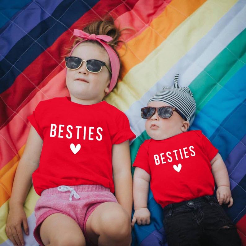 Miniatura 4 de ASTANFY Mommy and Me - Trajes a juego para el día de San Valentín, camisetas de corazón para mujer, camiseta de corazón para el día de San Valentín