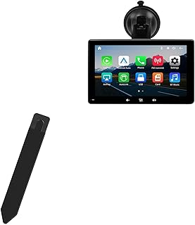 BoxWave Stylus Pouch Compatible with Eonon E20 - Stylus PortaPouch, Stylus Holder Carrier Portable Self-Adhesive for Eonon E20 - Jet Black