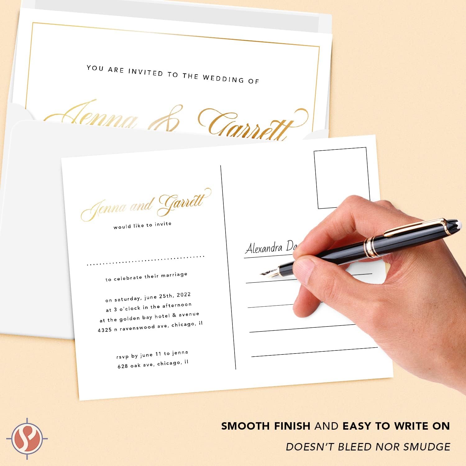White Blank Heavyweight Note Cards and Envelopes – Great for Postcards, Greeting Cards, Invitations | Thick and Durable 80lb Cover (216gsm) | 4.5" x 6" | Pack of 50 (This is NOT A Fold Over Card)