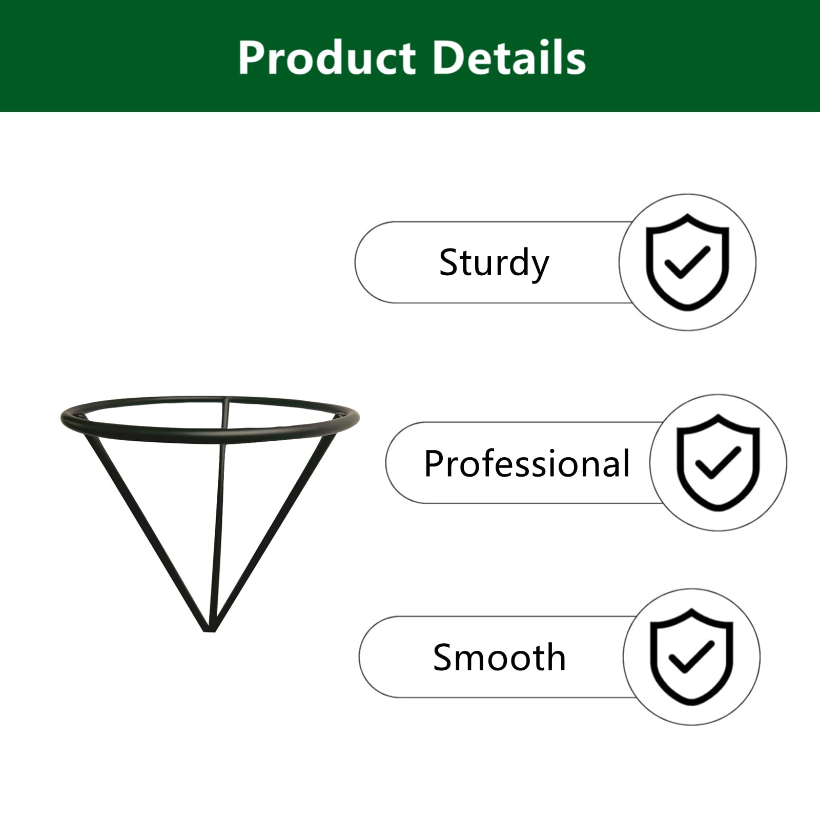 Lot de 4 Kits de Culture d'Avocat Professionnels - Supports de Graines Triangulaires en Métal