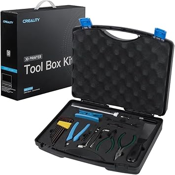 Creality Official 3D Printer Tool Kit Set 35PCS - 35 Essential 3D Print Accessories for Finishing, Cleaning, Printing - Removal Tool Included - Multi-Purpose