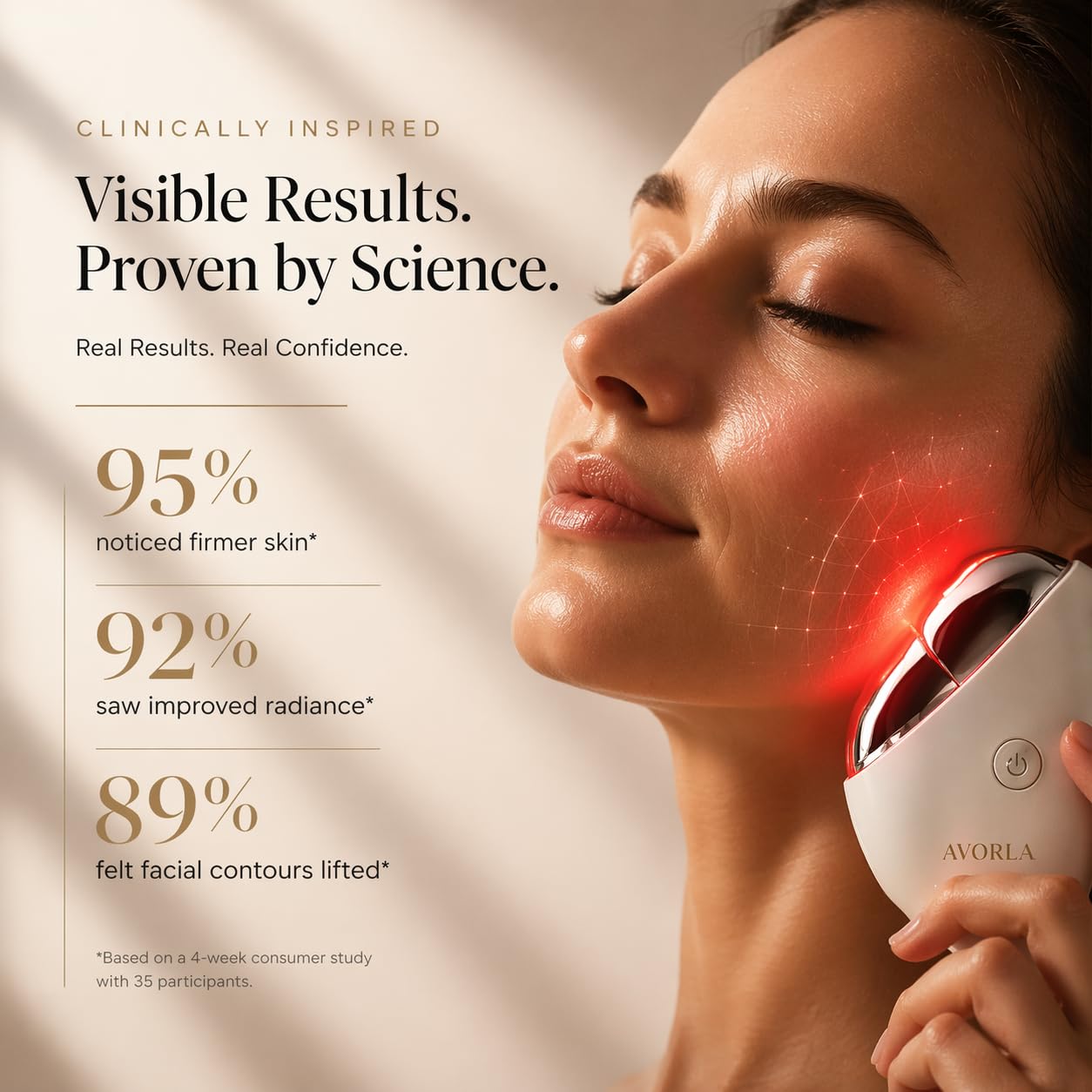 AVORLA LED Gua Sha Facial Tool with Heat and Microcurrent, Skin Toning Device, Skin Light Therapy Anti-Aging/Anti-Wrinkles,face Lift, Eye/face Puffiness, Skin Firm