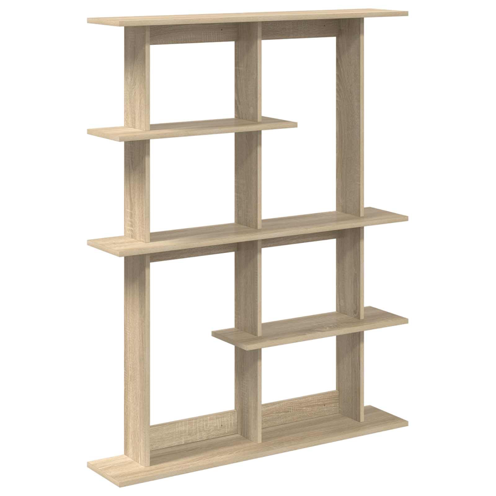 Rangement mural bois marron résolvant le manque de place avec tablette flottante 102cm