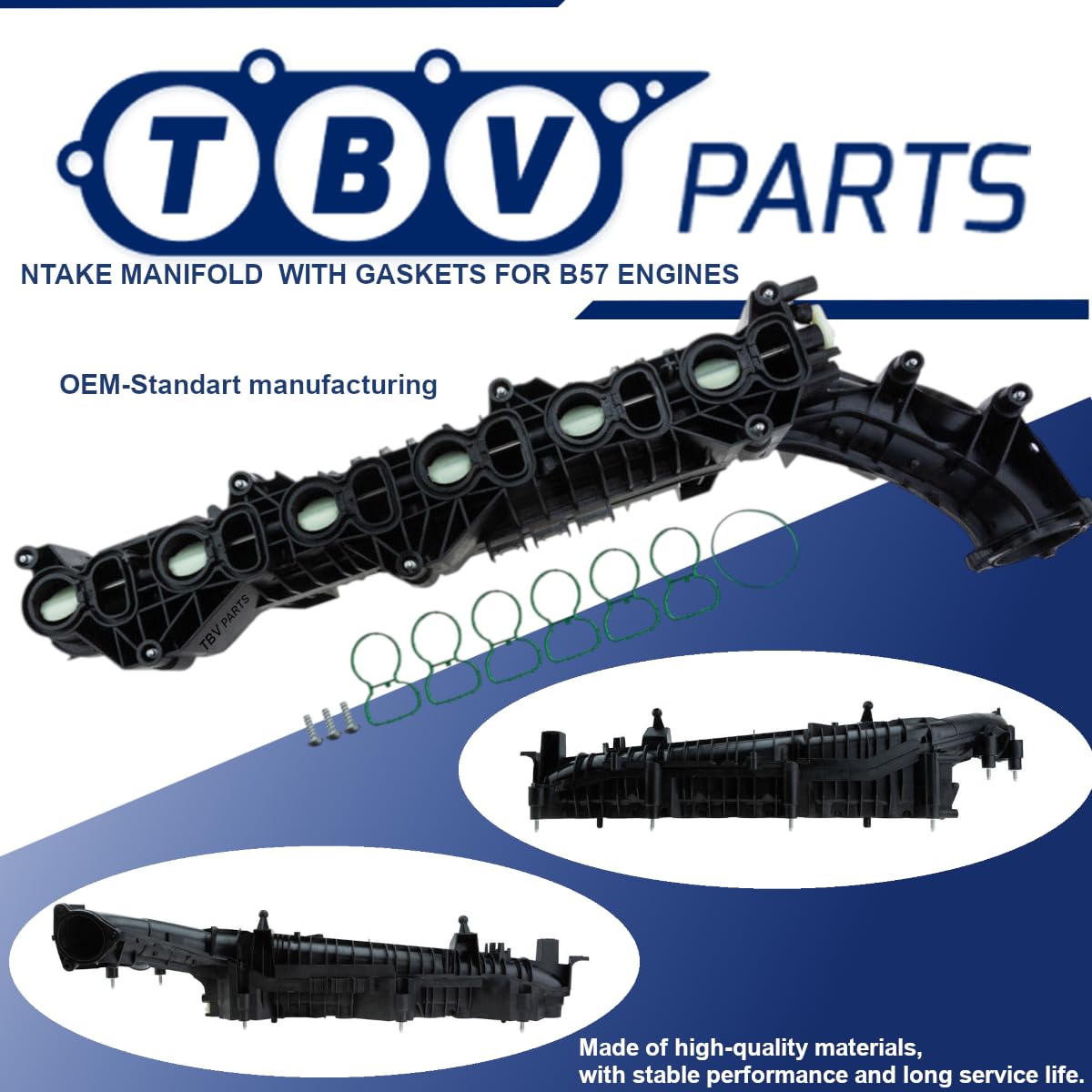 Collettore di aspirazione 3.0D B57 11618477030 11618570228 11618596319 11618477029 8570228 8596319 Modulo collettore di aspirazione compatibile per serie 7, serie 5, X3