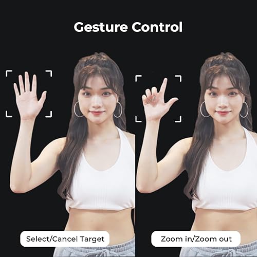 Miniatura 4 de OBSBOT Cámara web PTZ 4K marco y enfoque automático alimentado por IA cámara de videoconferencia 4K con micrófonos omnidireccionales seguimiento