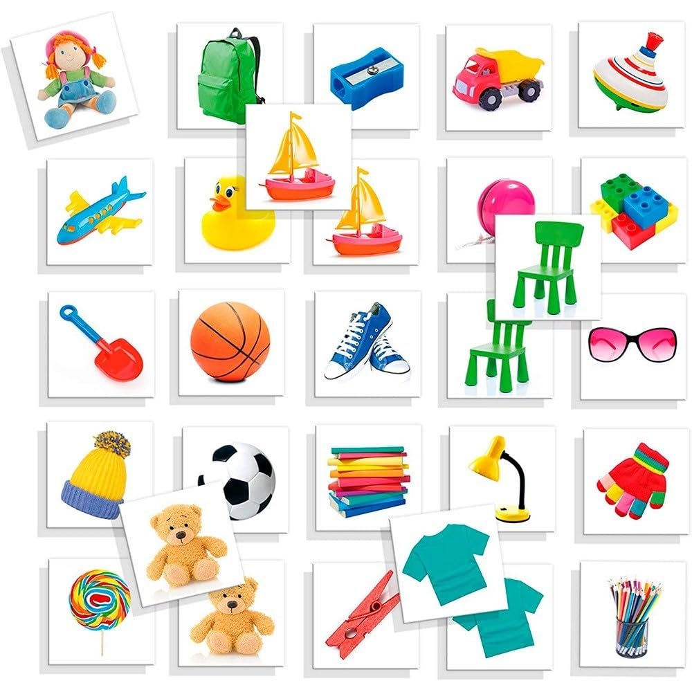Diset Memo Photo Objets – Jeu De Mémoire 54 Cartes, Pour Enfants De 3 à 6 Ans, éducatif