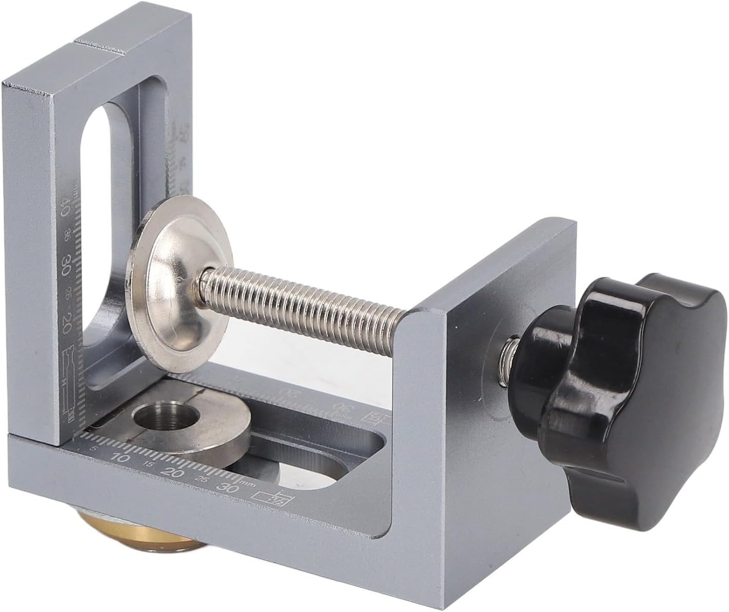 Professional Woodworking Hole Locator Kit Aluminum Alloy Doweling Jig with Fast Positioning for Cabinet Making Furniture Assembly and DIY Wood Projects