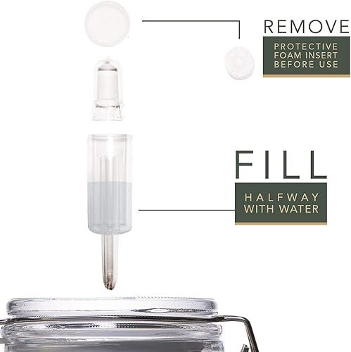 Miniatura 4 de Paquete de 6 candados de aire sin BPA para fermentación, elaboración de cerveza, cerveza, vino, chucrut, kimchi y otros proyectos de fermentación