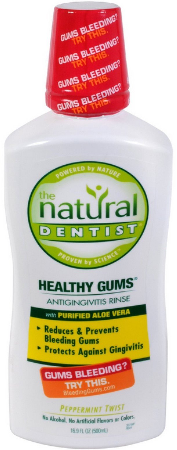 NATURAL DENTIST RINSE,​ANTIGINGV,​PPRMNT, 16.9 FZ by Natural Dentist