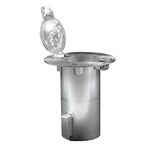 Bollard Embedment Sleeve, SS, 4 in. Dia.