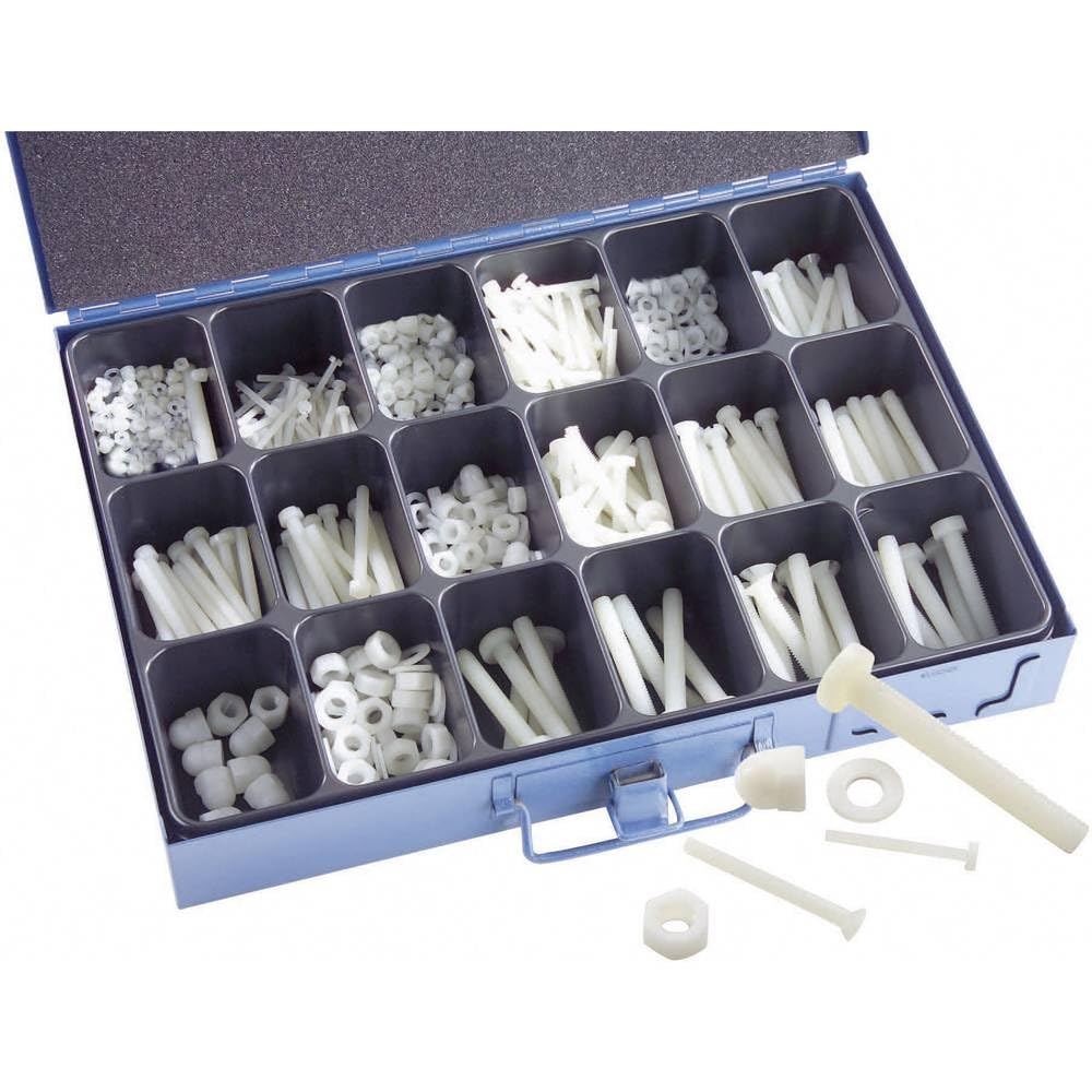 No Name 16900 - Assortimento di viti in plastica, 1005 pezzi