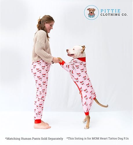 Miniatura 4 de Pittie Clothing - Pijama Pit Bull para perro, mameluco de cobertura completa para Pitbull pijamas para perros, pijamas para perros, ropa de pitbull