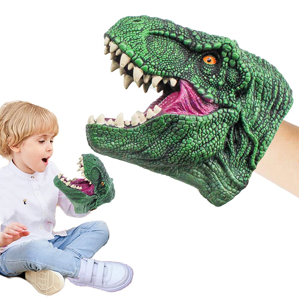 Títere De Mano De Tiburón De Goma Suave – Realista Y Educativo – Juguete Interactivo Para Niños – Regalo Para Halloween Y Cumpleaños