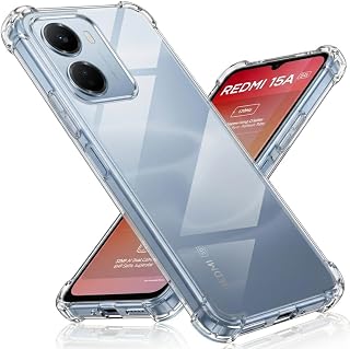 TheApallio Shockproof Clear Bumper Back Cover Case for Redmi 15A 5G |360 Degree Soft Transparent Back Cover Case for Redmi... Price In India