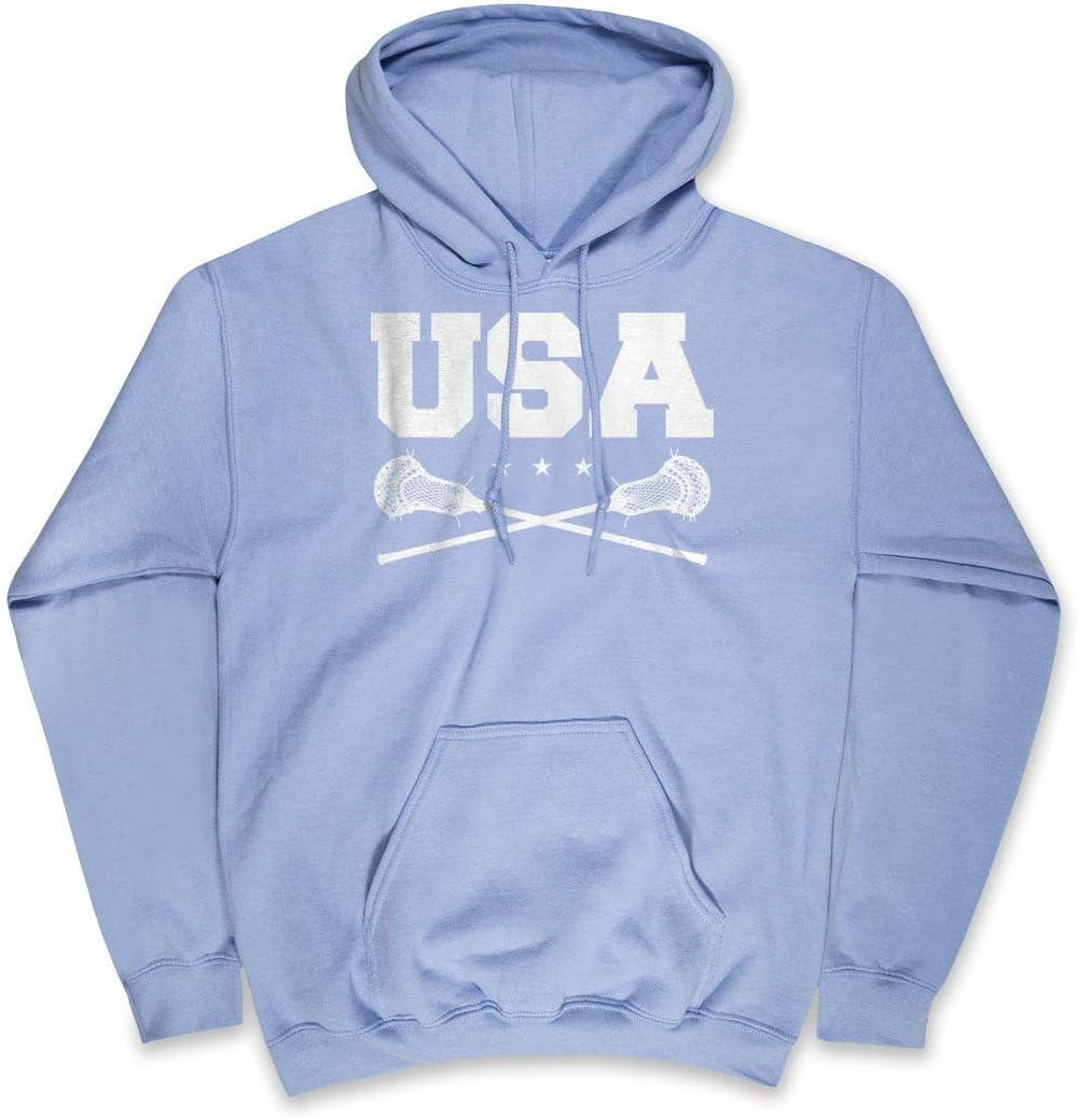 ChalkTalkSPORTS Guys Lacrosse Standard Sweatshirt | USA Lacrosse Adults Sizes