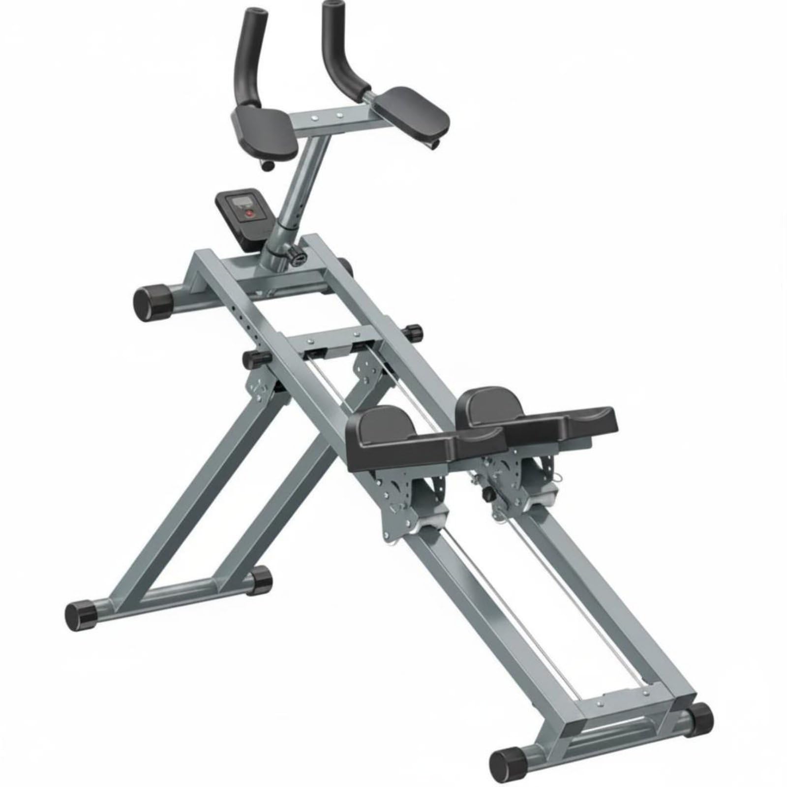 Amagogo Máquina de Escalada Fitness Escalador Stepper de Interior Máquina de Entrenamiento Equipo de Cardio con Agarres, style to 3